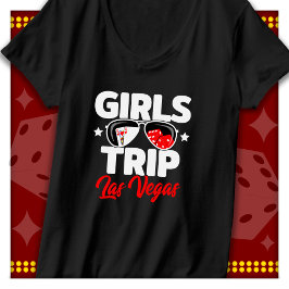 Camiseta Chicas viajan a Las Vegas Chicas de vacaciones via