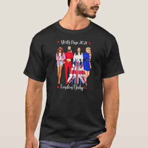 Camiseta Chicas viajan a Londres, una mujer muy linda