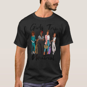 Camiseta Chicas viajan a Montreal por vacaciones de Melanin