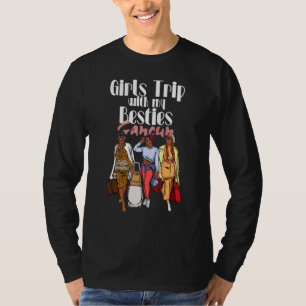 Camiseta Chicas Viajan Bestias De Cancún Por Melanin Black 