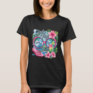 Camiseta Chicas Viaje 2026 Amigas Vacaciones 2026 Tropica