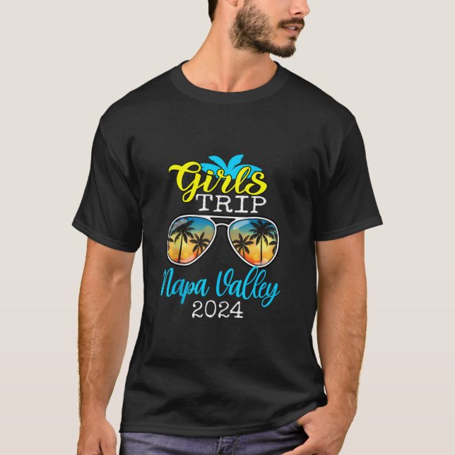 Camiseta Chicas Viaje en Napa Valley 2024 Fines de Semana d (Anverso)