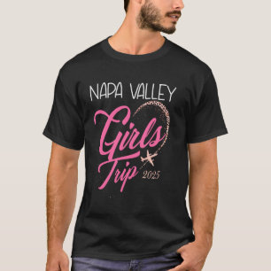 Camiseta Chicas Viaje en Napa Valley 2025 Vacaciones Fin de
