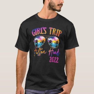 Camiseta Chicas Viaje Hilton Head Carolina 2022 Gafas de so