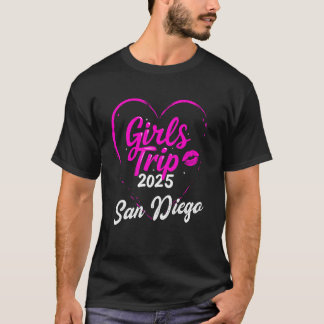 Camiseta Chicas Viaje San Diego 2025 Vacaciones Fin de Sema
