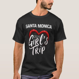Camiseta Chicas Viaje Santa Mónica 2025 Fin de Semana de Mu