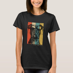 Camiseta Chicas Vintage Cane Corso Perro Mamá Papá Niños Mu