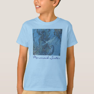 Camiseta Chicas Vintage Mermaid Sister T-Shirt