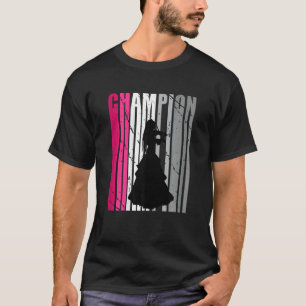 Camiseta Chicas Violín Rosado Cumpleaños Femenina Juega El