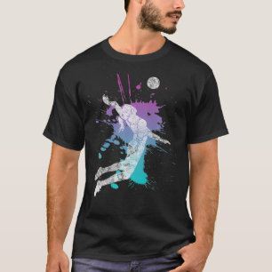 Camiseta Chicas Voleibol Poison Pink & Blue Server Adolesce