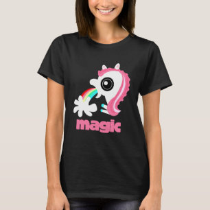 Camiseta Chicas vuelven a la escuela Rainbow Barf Magic Uni