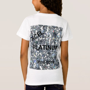 Camiseta Chicas Xcel Platinum Gimnasia Personalizada TShirt