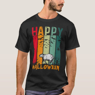 Camiseta Chicas y chicos carpincho estilo retro cena de Hal