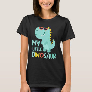 Camiseta Chicas y chicos lindos dinosaurios niños aman a lo