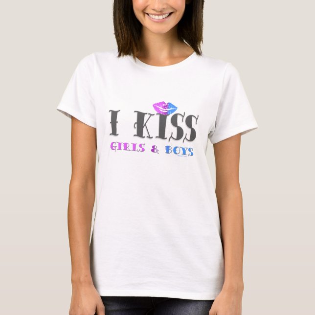 Camiseta Chicas y muchachos del beso (Anverso)