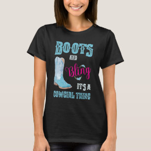 Camiseta Chicas y mujeres botan y pelean es cosa de gallina