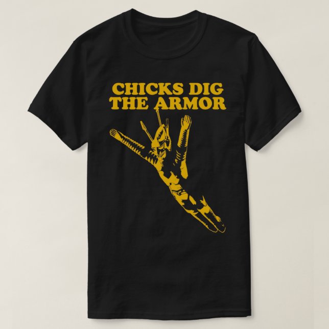 Camiseta CHICHOS ARRASTRAN AL ARMOR Jet Jaguar (Diseño del anverso)