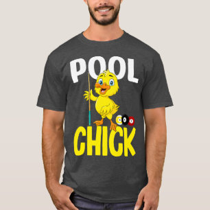 Camiseta Chick 8 de piscina divertida mujeres banal adoran