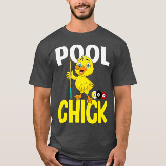 Camiseta Chick 8 de piscina divertida mujeres banal adoran 