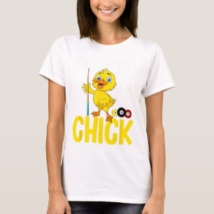 Camiseta Chick 8 de piscina divertida mujeres banal adoran 
