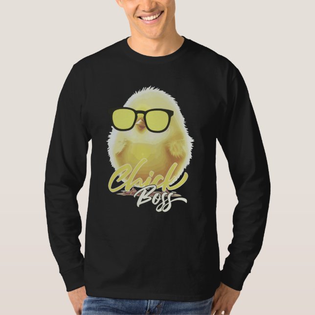 Camiseta Chick Boss Farm Animal Chicken Easter (Anverso)