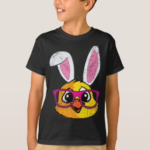 Camiseta Chick Bunny Ears Semana Santa Granja Animal Primav