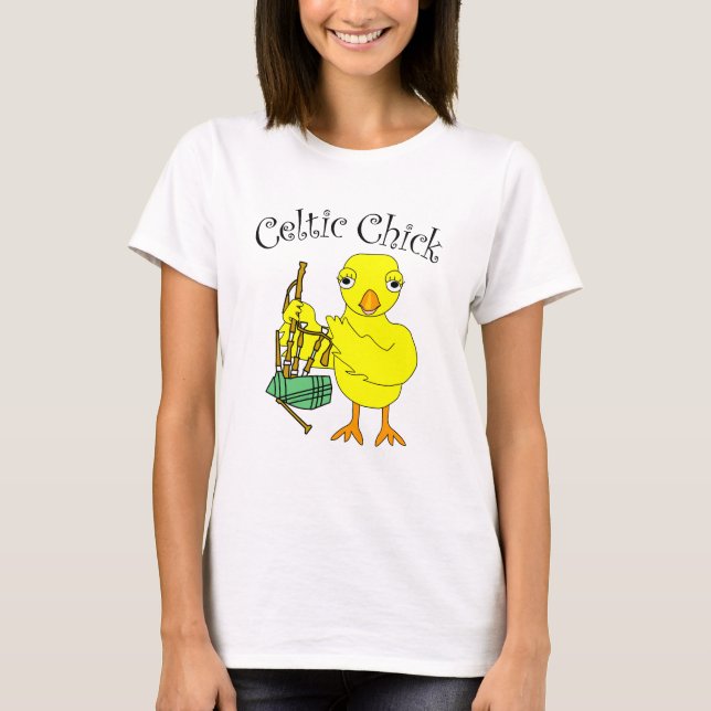 Camiseta Chick celta (Anverso)