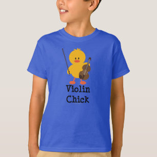 Camiseta Chick Chick Violin Organic Tee Shirt