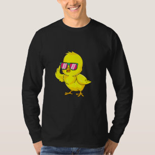 Camiseta Chick con gafas de sol Chicken Chicken Diversión