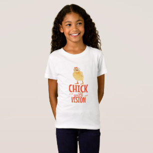 Camiseta Chick Cuaderno Con Gafas - Chick Con Visión