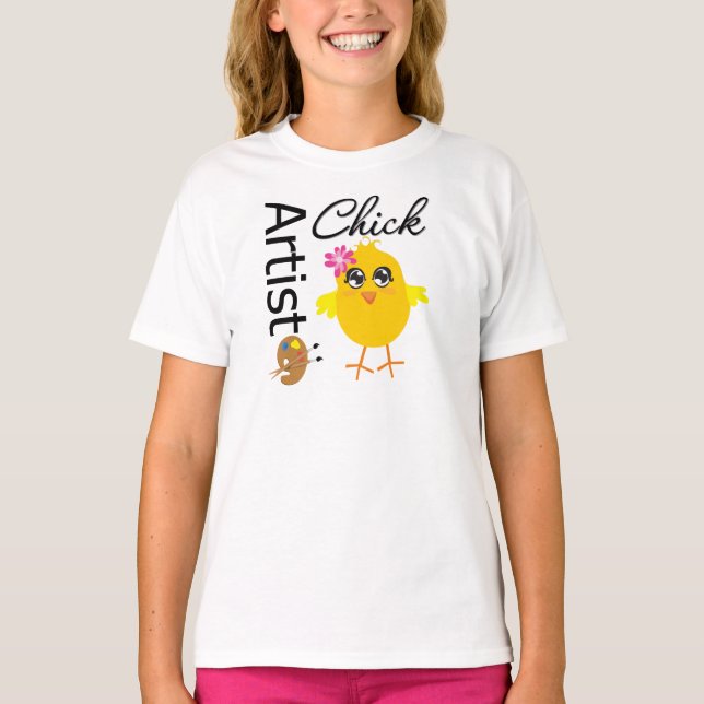 Camiseta Chick de artista (Anverso)