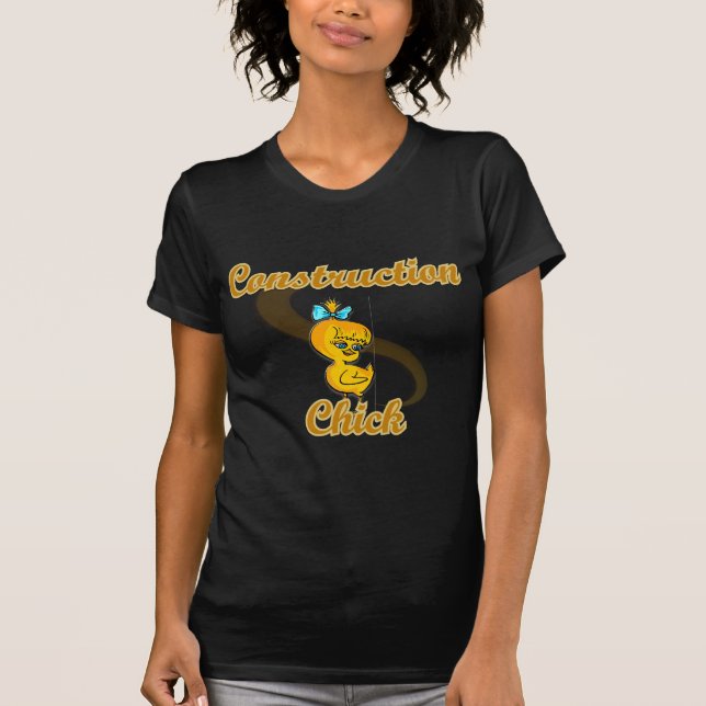 Camiseta Chick de construcción (Anverso)