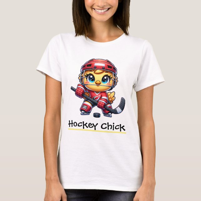 Camiseta Chick de hockey (Anverso)