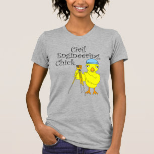 Camiseta Chick de ingeniería civil