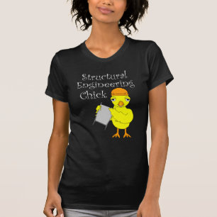 Camiseta Chick de ingeniería estructural