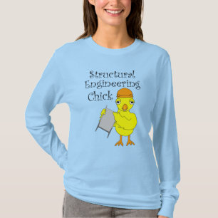 Camiseta Chick de ingeniería estructural