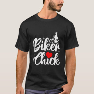 Camiseta Chick de motociclista