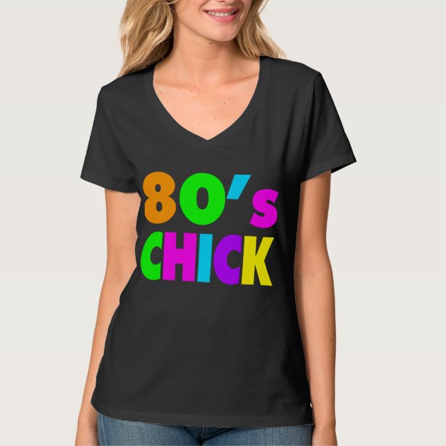 Camiseta Chick de Neon Colours 80 (Anverso)