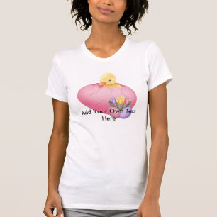 Camiseta Chick de Pascua, base femenina