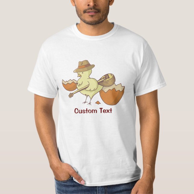 Camiseta Chick de Pascua con Bouzouki (Anverso)