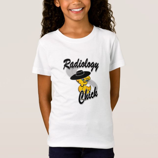 Camiseta Chick de radiología #4 (Anverso)