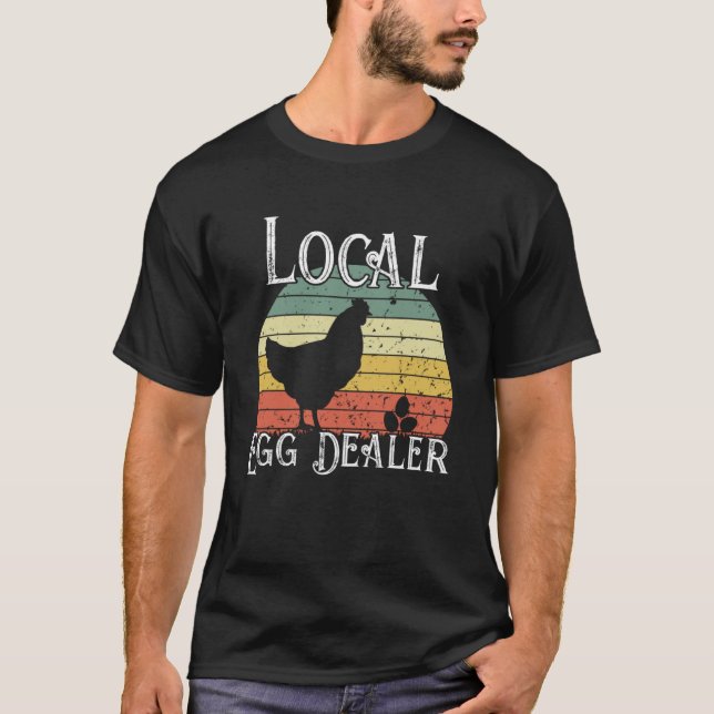 Camiseta Chick de vendedores locales de huevos de pollo (Anverso)