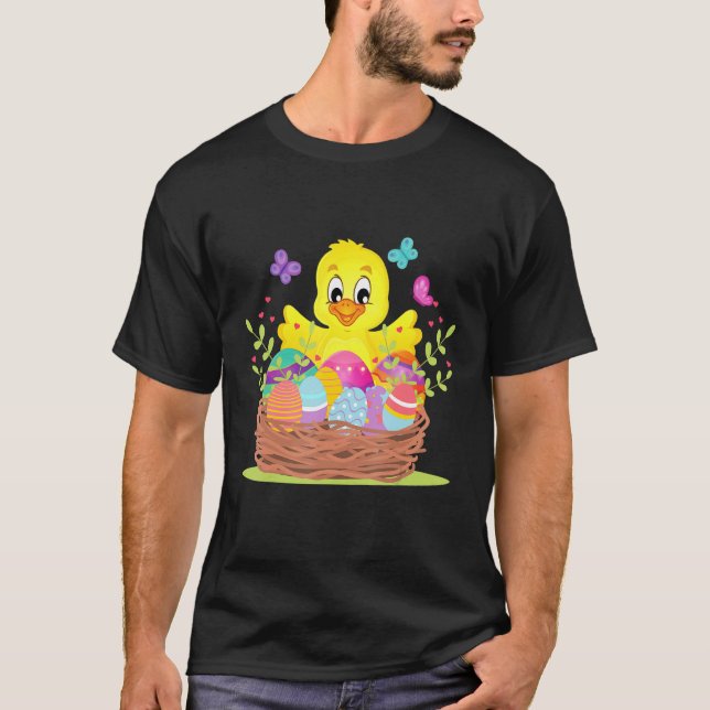Camiseta Chick Easter Cute Baby Chicken Niños (Anverso)