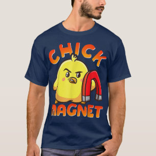 Camiseta Chick Magnet Funny Halloween Disstume Magnético Li