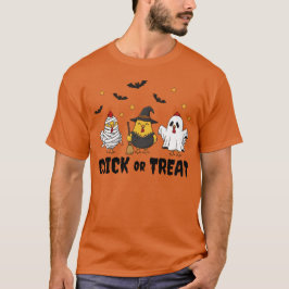 Camiseta Chick o Treat Funny Chicken Halloween T-Shirt