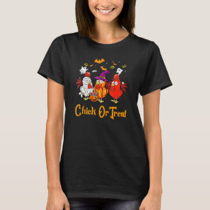 Camiseta Chick O Tremenda Dama De Pollo Loca De Halloween