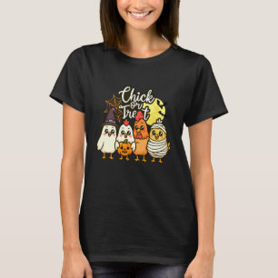 Camiseta Chick Or Treat Bruja de Halloween Momia Espeluznan