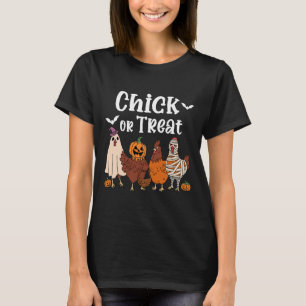 Camiseta Chick Or Treat Divertido Pollo Espeluznante Hallow