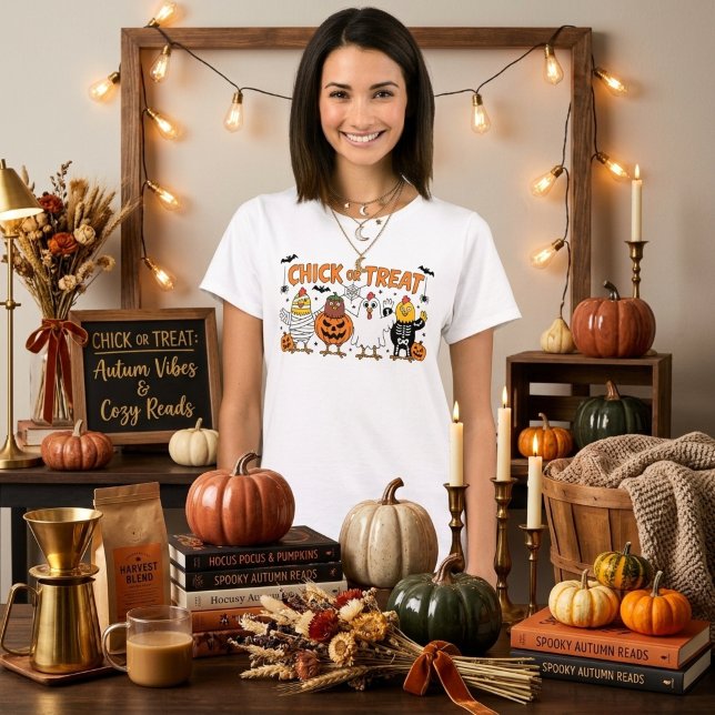 Camiseta Chick Or Treat Halloween (Subido por el creador)