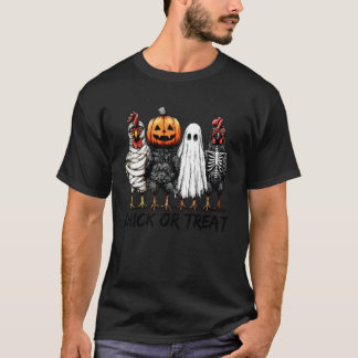 Camiseta Chick Or Treat Halloween Calabaza Fantasma Espeluz